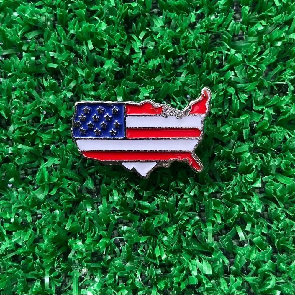 USA Flag Country Enamel Pin/ Brooch Lapel